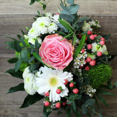 Elegant Bouquet Pink/White