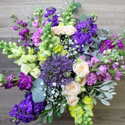 Large traditional market bouquet colorful